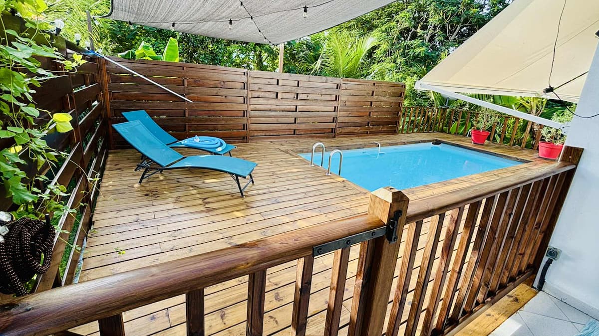 Espace extérieur du Bungalow Maspi