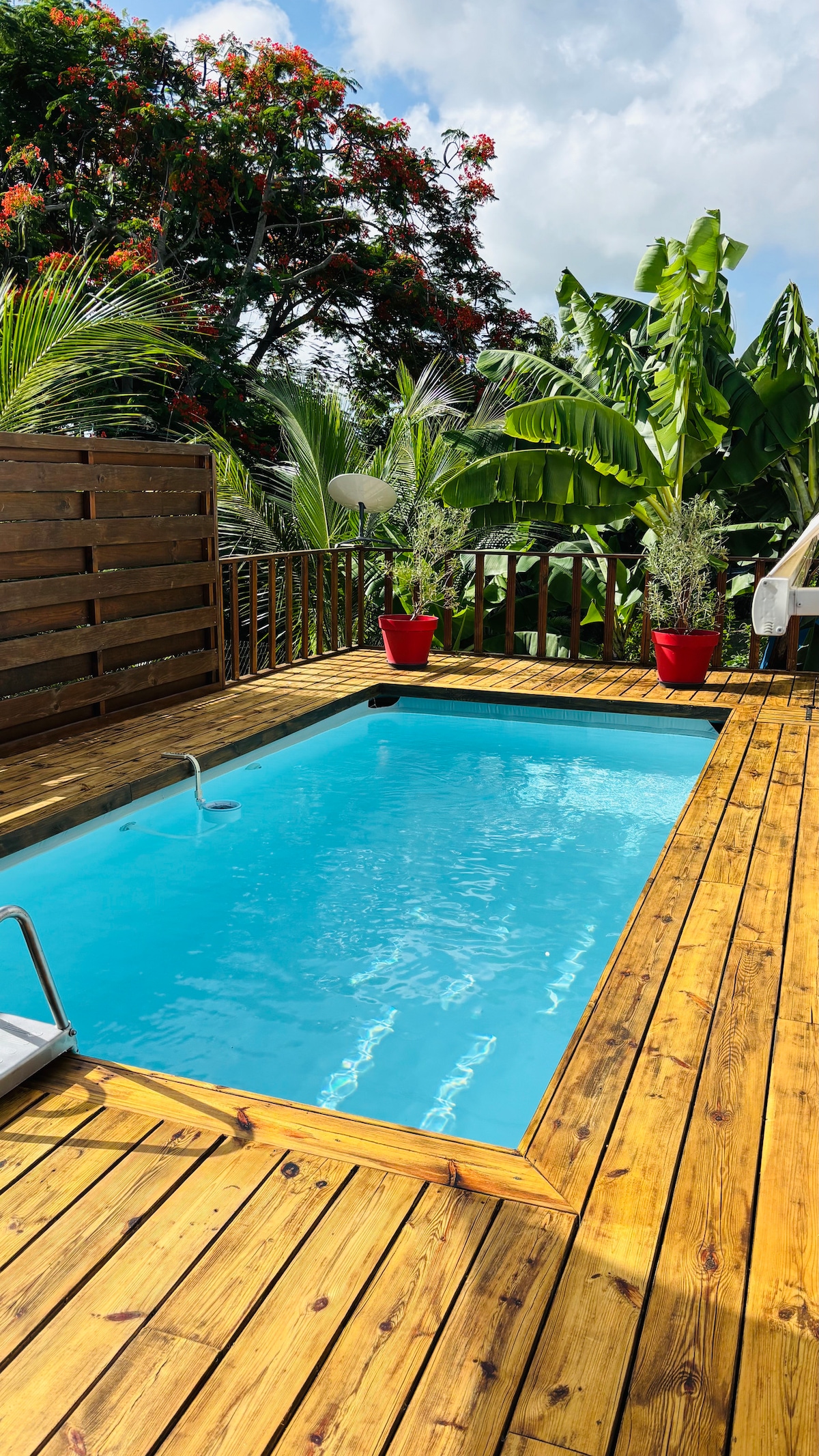 Vue piscine